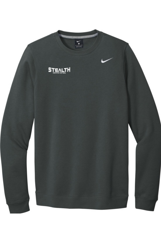 Stealth Fastpitch Embroidered Nike Club Fleece Crew