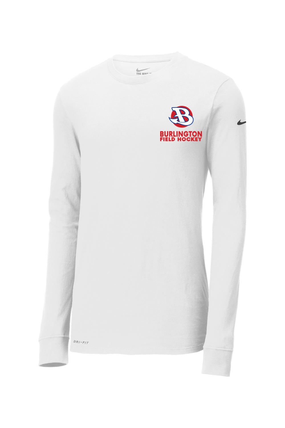 Burlington Field Hockey Nike Dri-FIT Cotton/Poly Long Sleeve Tee