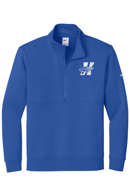 Holmdel Volleyball Embroidered Nike Club Fleece Sleeve Swoosh 1/2-Zip