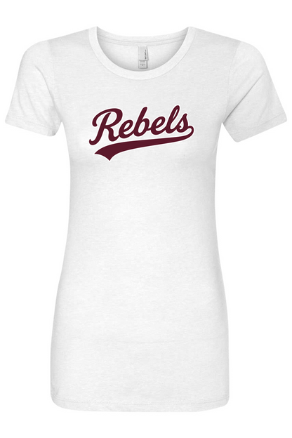 Rebels Travel Baseball Adult Women's T-Shirt