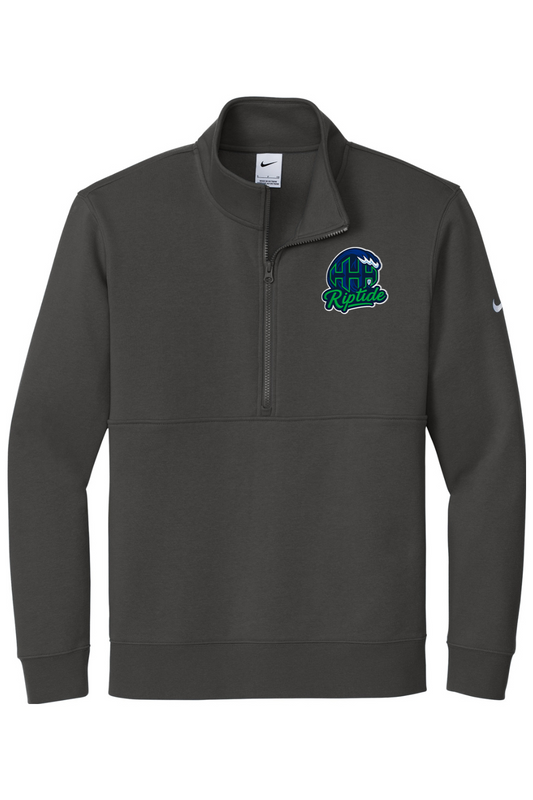 HHH Riptide Embroidered Nike Club Fleece Sleeve Swoosh 1/2-Zip