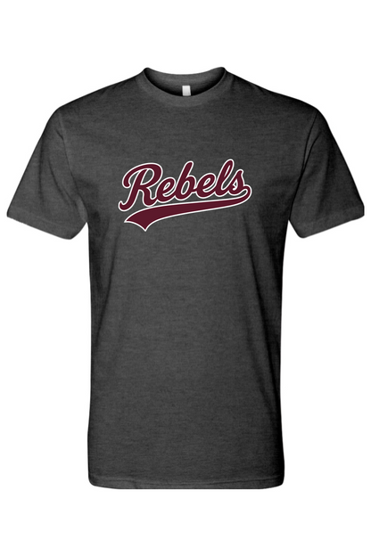 Rebels Travel Baseball Adult Men's T-Shirt