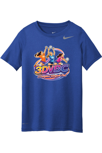 3DVBC Volleyball Nike Youth Team Legend Tee