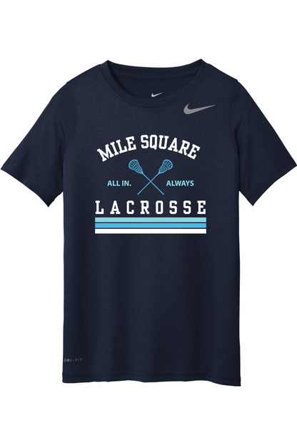 Mile Square Lacrosse Nike Youth Team rLegend Tee
