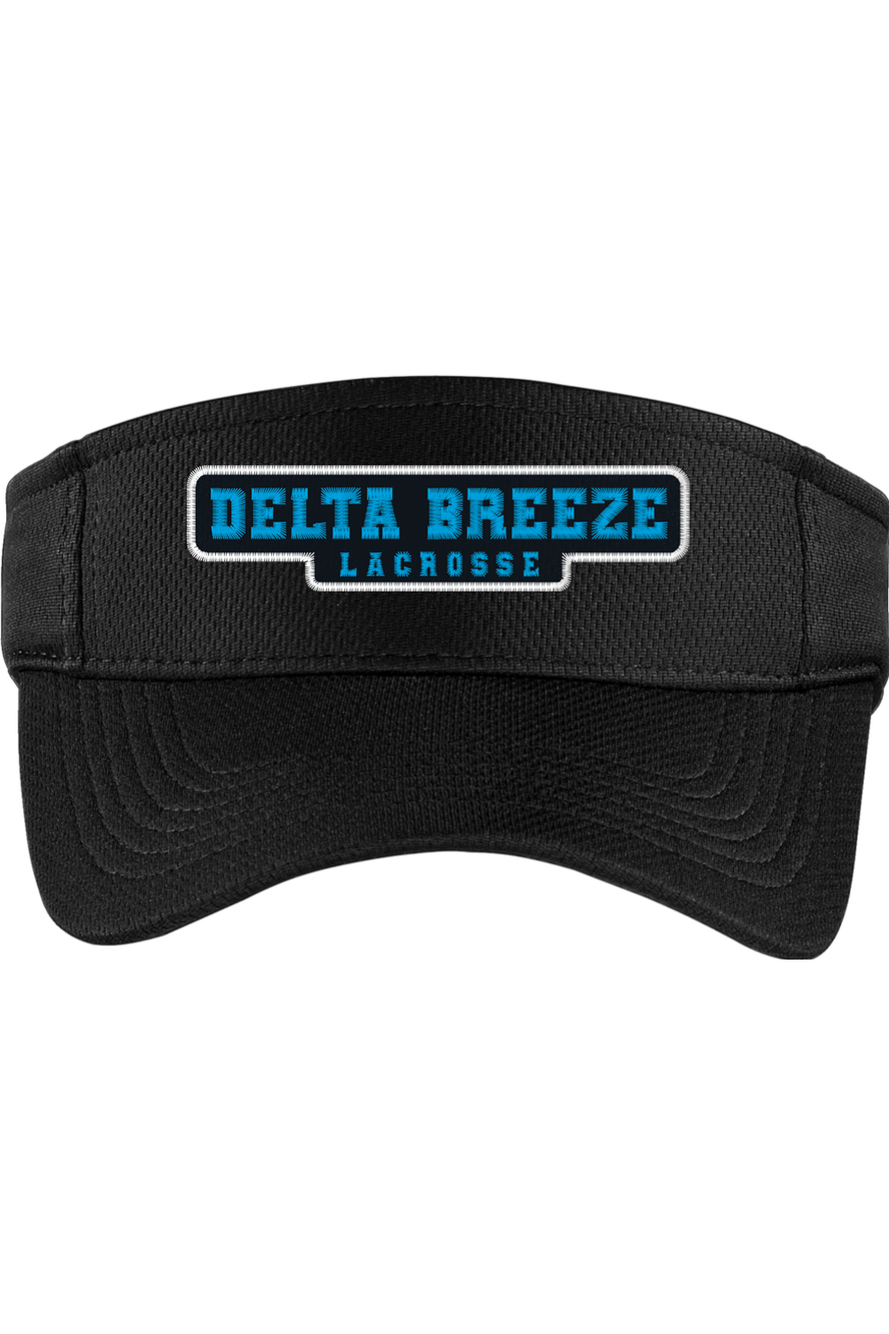 Delta Breeze Lacrosse Embroidered Visor