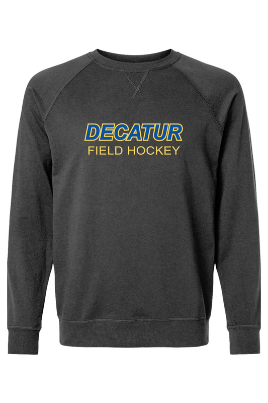 Decatur Field Hockey Adult Heavyweight Raglan Long Sleeve