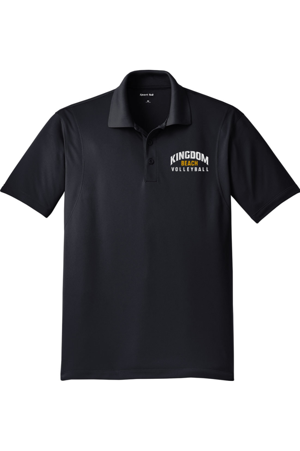 Kingdom Beach Volleyball Adult Embroidered Athletic Polo