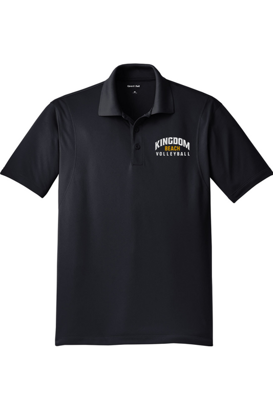 Kingdom Beach Volleyball Adult Embroidered Athletic Polo