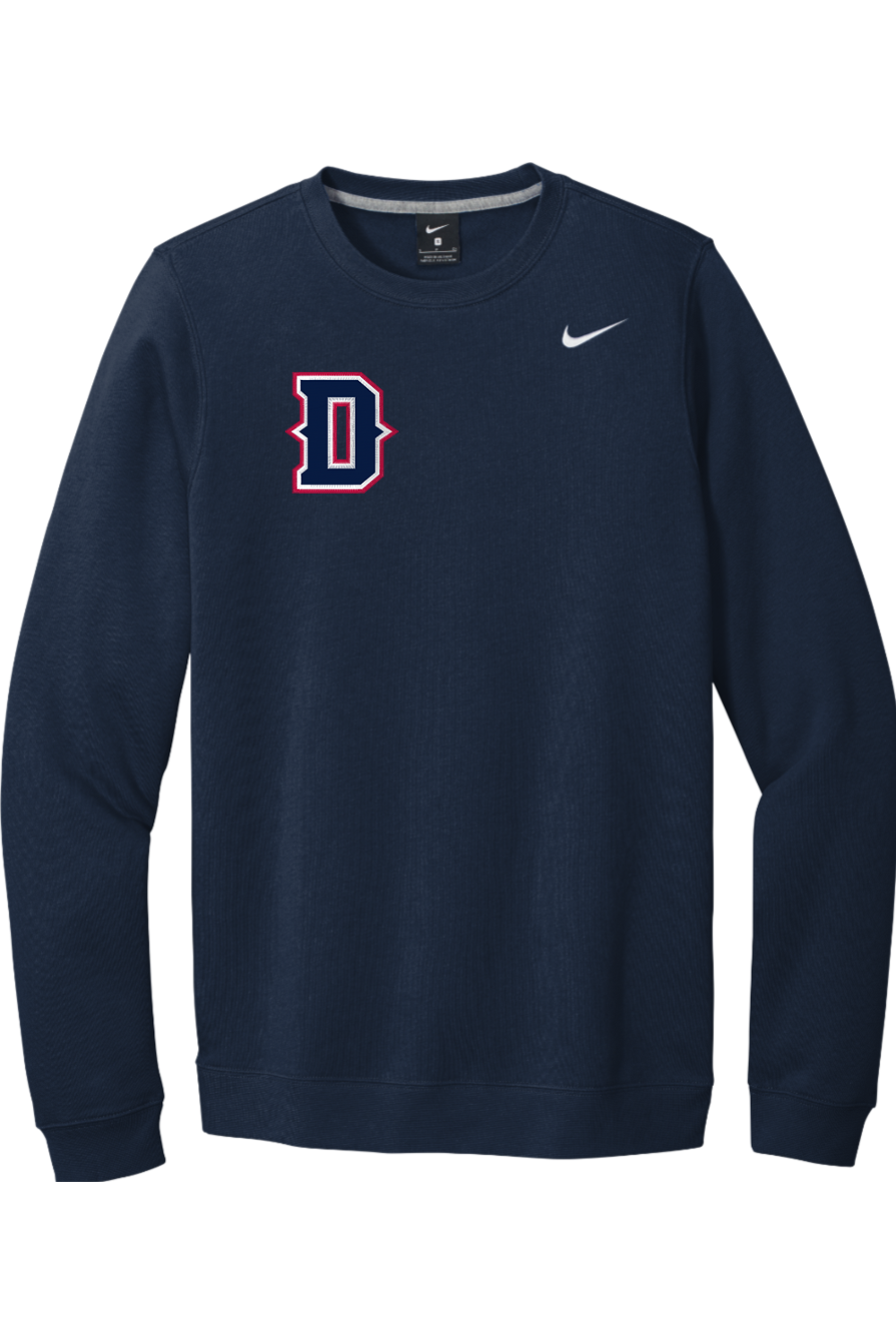 Dallas Bats Baseball Embroidered Nike Club Fleece Crew