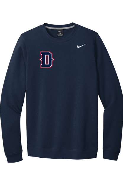 Dallas Bats Baseball Embroidered Nike Club Fleece Crew