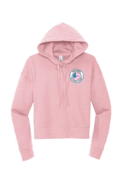 Features Volleyball Adult Women's Fleece Hoodie