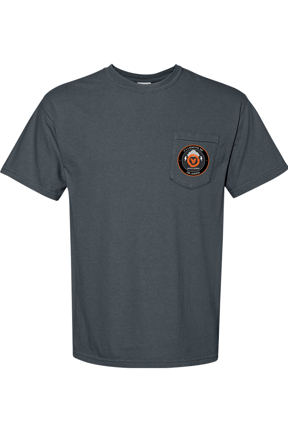 Velocity Lacrosse Comfort Colors Ringspun Short Sleeve Pocket Shirt