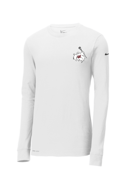 Westford Lacrosse Nike Dri-FIT Cotton/Poly Long Sleeve Tee