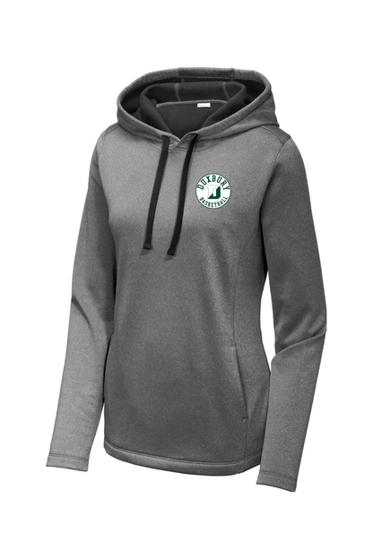 Duxbury Youth Basketball Sport-Tek Ladies PosiCharge Sport-Wick Heather Fleece Hooded Pullover