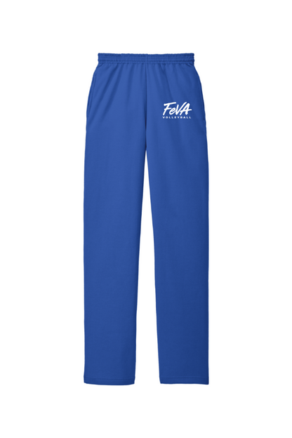 Features Volleyball Port & Company Core Fleece Sweatpant with Pockets
