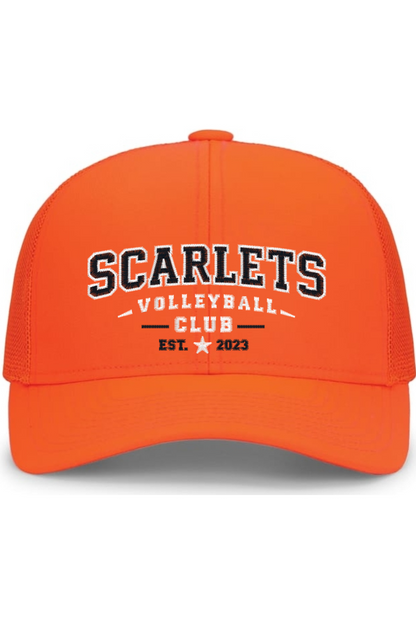 Scarlets Volleyball Embroidered Trucker Hat