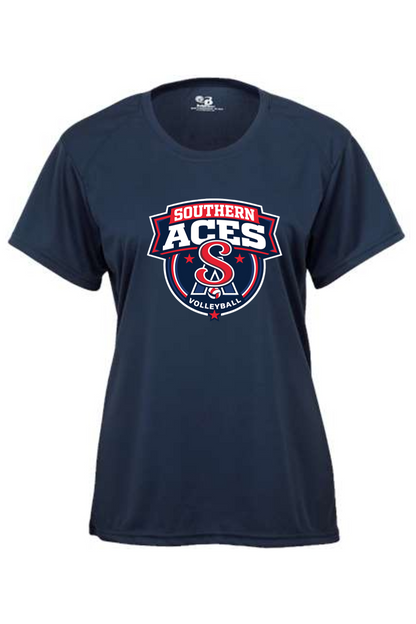 Southern Aces Volleyball Youth Girl's Athletic T-Shirt
