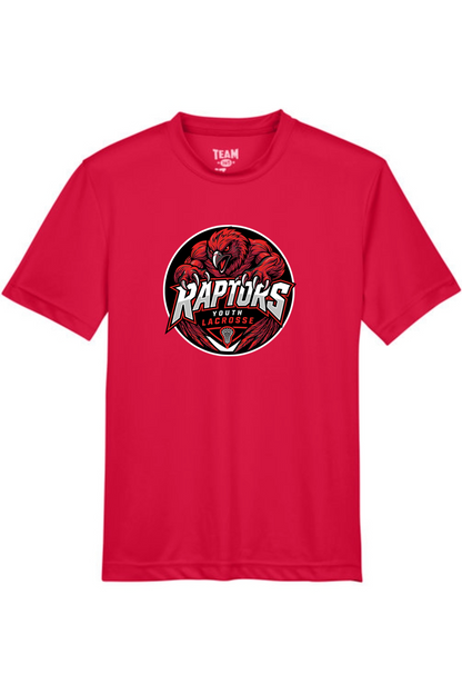 Raptors Lacrosse Youth Athletic T-Shirt