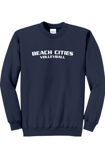 Beach Cities Volleyball Port & Company Core Fleece Crewneck Sweatshirt