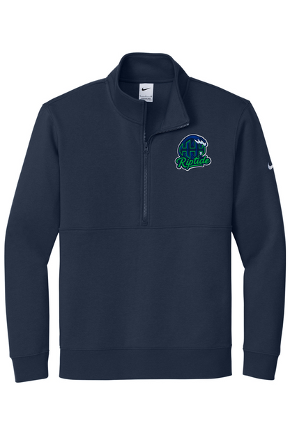 HHH Riptide Embroidered Nike Club Fleece Sleeve Swoosh 1/2-Zip
