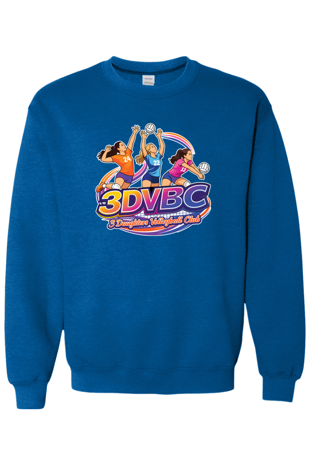 3DVBC Volleyball Adult Heavyweight Sweatshirt