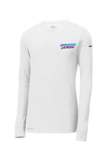 Charleston Lacrosse Nike Dri-FIT Cotton/Poly Long Sleeve Tee