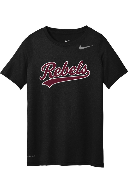 Rebels Travel Baseball Nike Youth Team Legend Tee