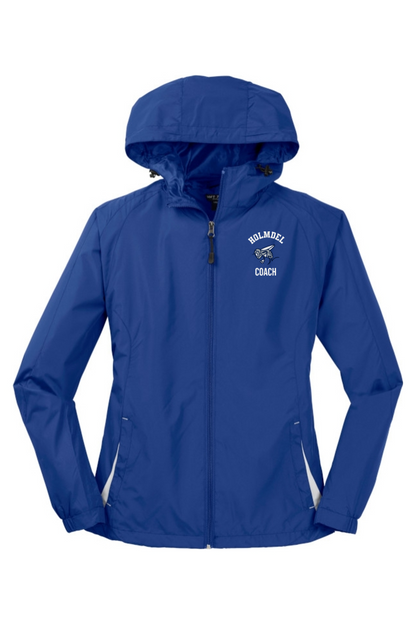 Holmdel Volleyball Club Women's Colorblock Hooded Raglan Jacket