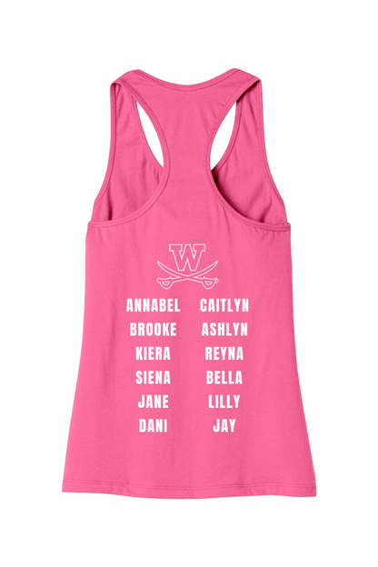 Woodson High School BELLA+CANVAS Women’s Jersey Racerback Tank