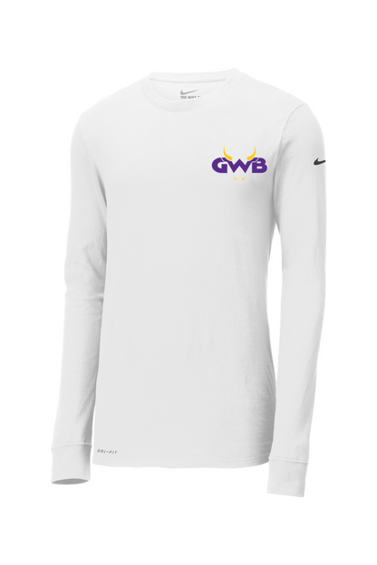 Great White Buffalo Nike Dri-FIT Cotton/Poly Long Sleeve Tee