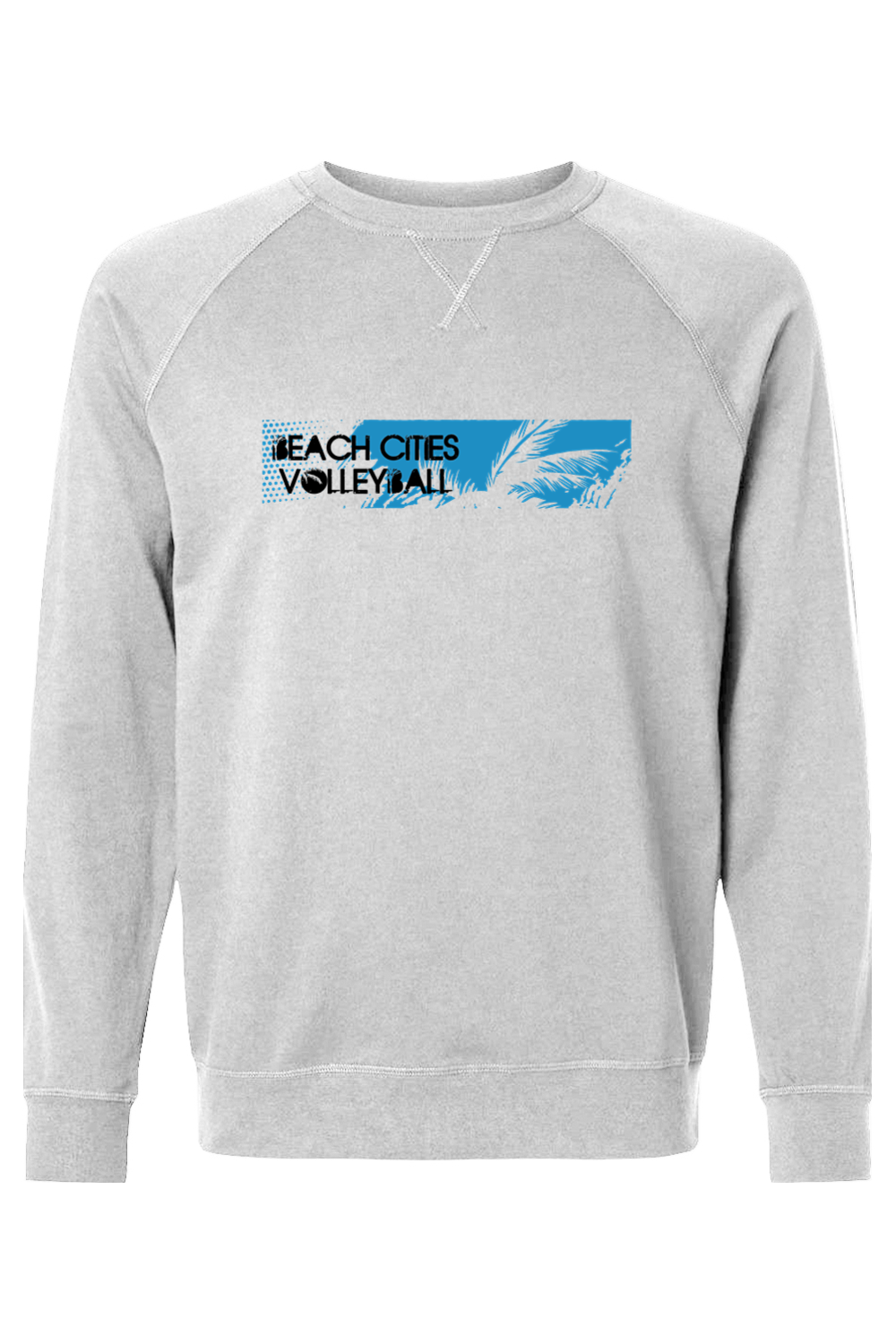 Beach Cities Volleyball Adult Heavyweight Raglan Long Sleeve