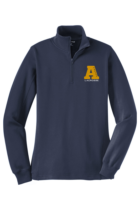 Arlington Eagles Lacrosse Adult Women's Embroidered Quarter-Zip Pullover