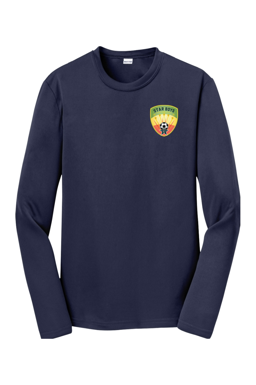 Star Boys Soccer Youth Long Sleeve T-Shirt