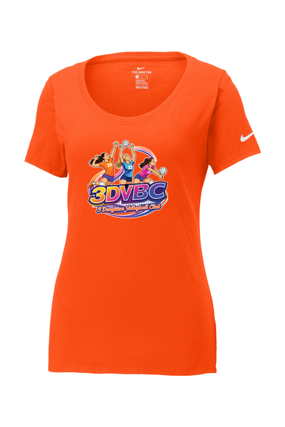 3DVBC Volleyball Nike Core Cotton Scoop Neck Tee