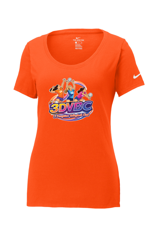 3DVBC Volleyball Nike Core Cotton Scoop Neck Tee