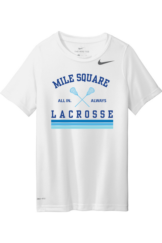 Mile Square Lacrosse Nike Youth Team rLegend Tee