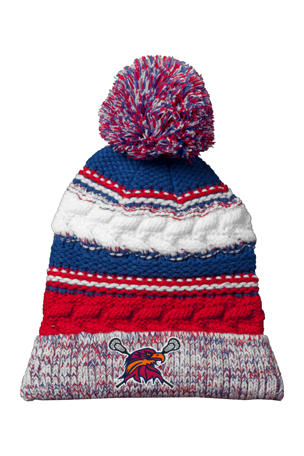 Bayhawks Lacrosse Sport-Tek Pom Pom Team Beanie