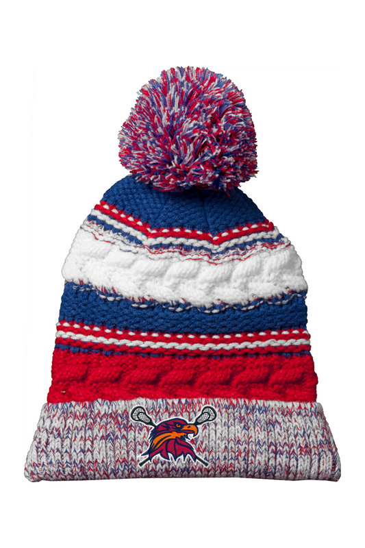 Bayhawks Lacrosse Sport-Tek Pom Pom Team Beanie