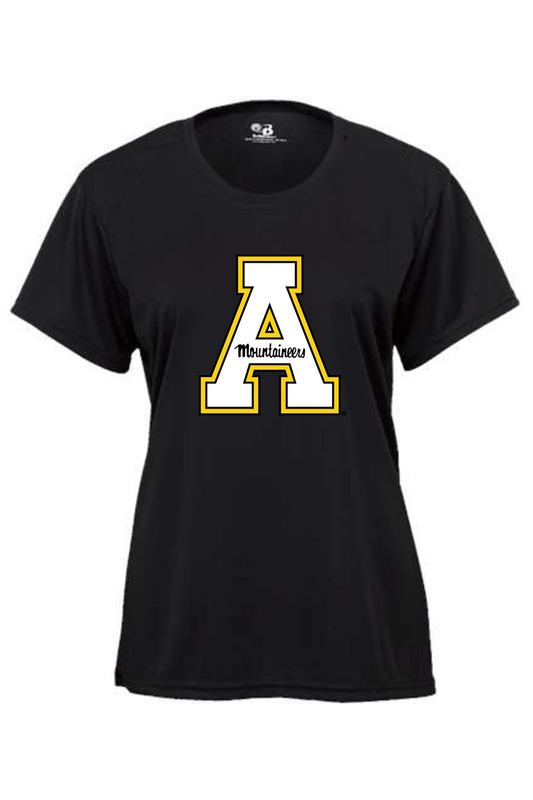 App State Lacrosse Youth Girl's Athletic T-Shirt