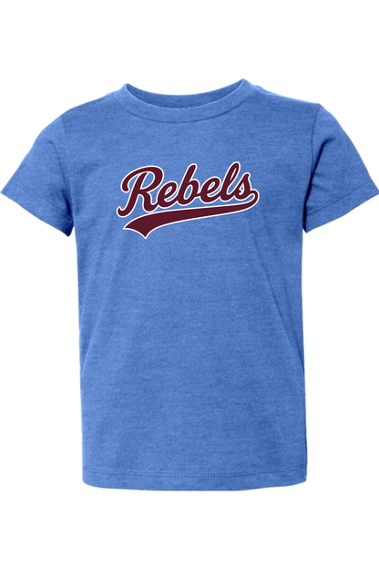 Rebels Travel Baseball Toddler T-Shirt