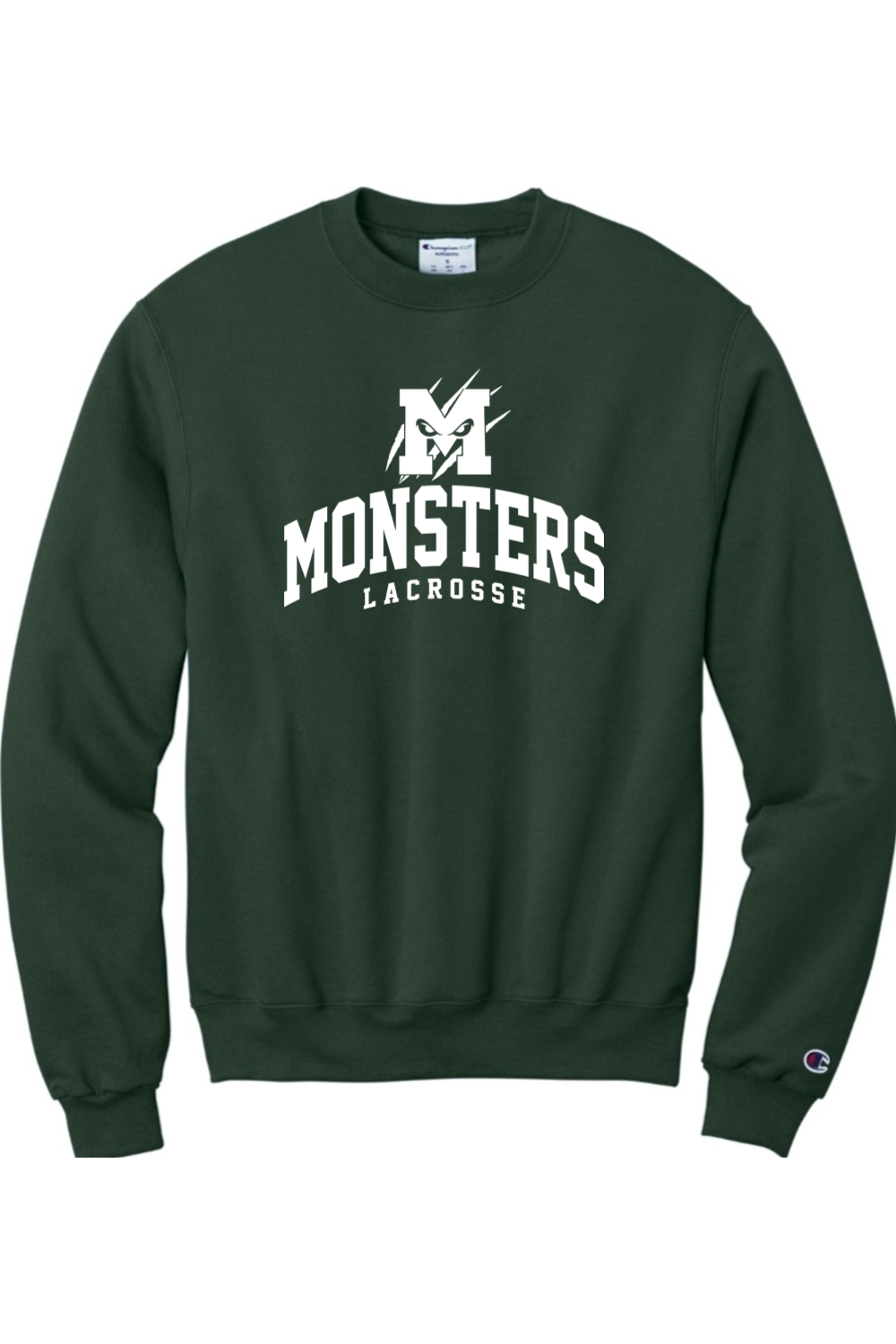 MONSTERS LACROSSE Champion Adult Powerblend Crewneck Sweatshirt