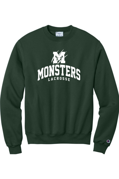 MONSTERS LACROSSE Champion Adult Powerblend Crewneck Sweatshirt