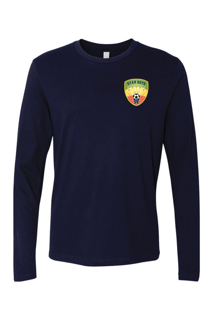 Star Boys Soccer Adult Long Sleeve T-Shirt