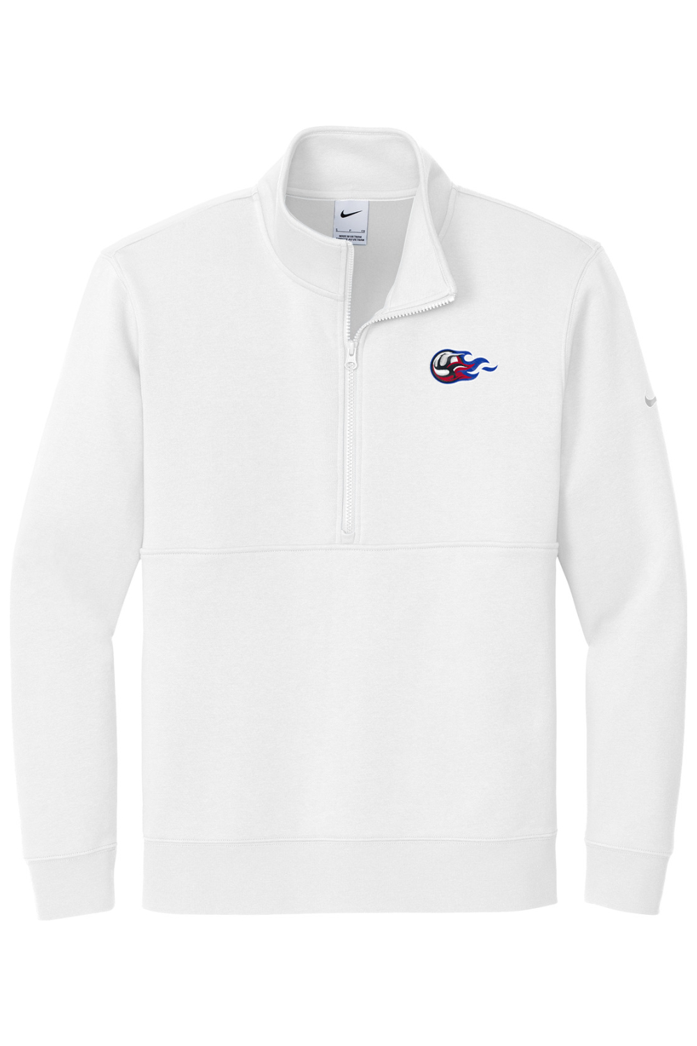 Ignite Volleyball Club Embroidered Nike Club Fleece Sleeve Swoosh 1/2-Zip