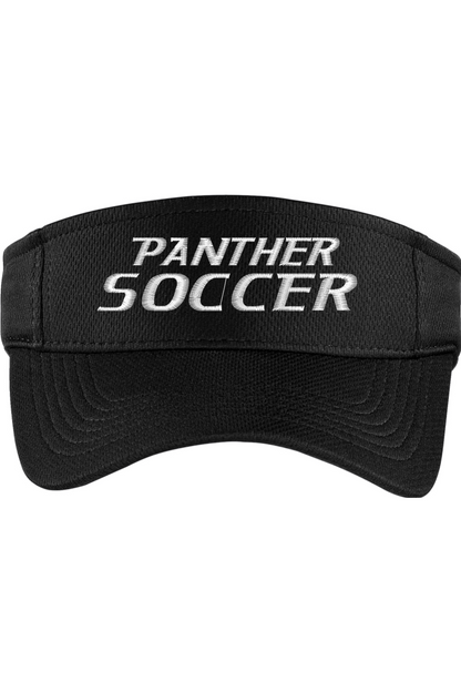 Panther Soccer Embroidered Visor