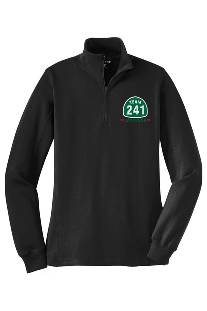California Lacrosse Adult Women's Embroidered Quarter-Zip Pullover