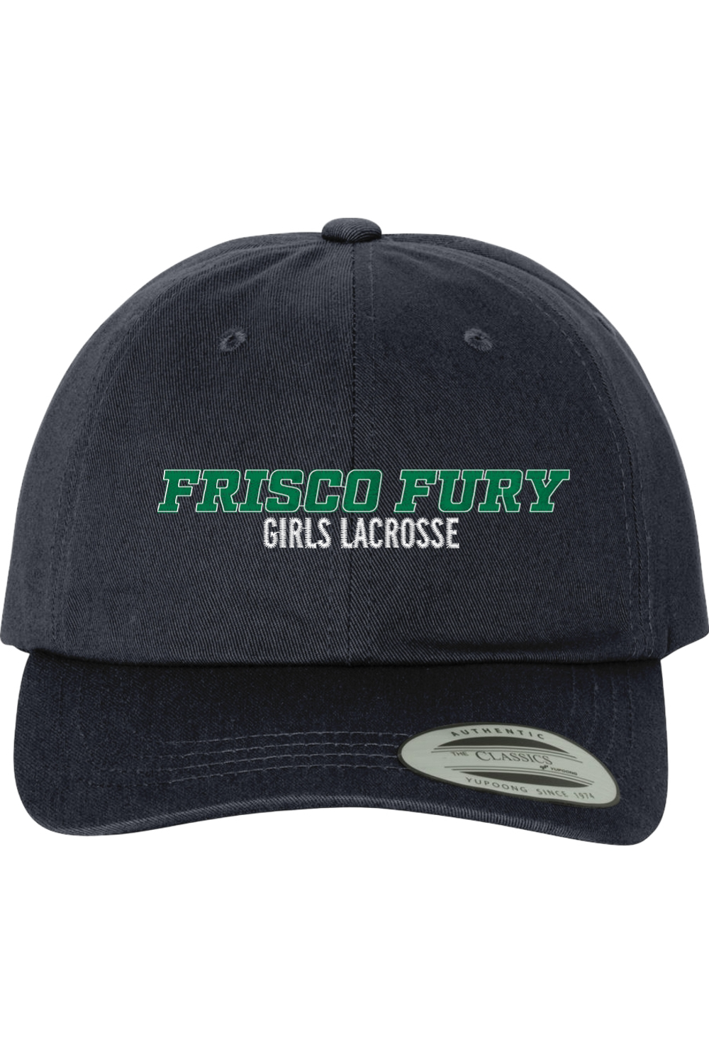 Frisco Fury Lacrosse Embroidered Dad Hat