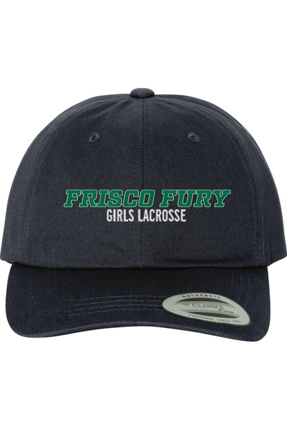 Frisco Fury Lacrosse Embroidered Dad Hat