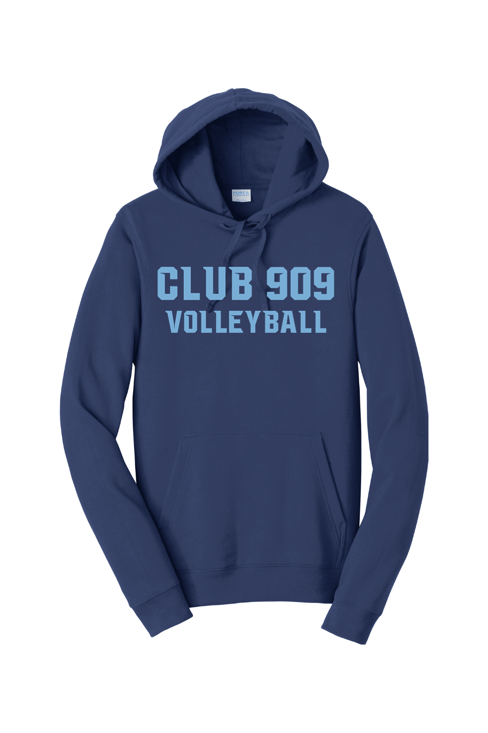 Club 909 Fleece Pullover Hooded Sweatshirt