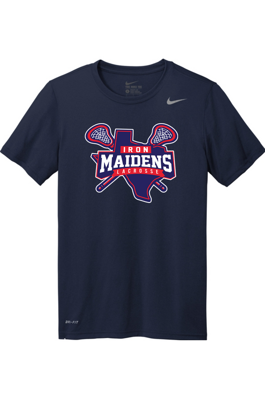Iron Maidens Lacrosse Nike Team rLegend Tee